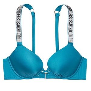 Victoria’s Secret Shine Strap Bali Bombshell Push Up Swim Top - 34DD